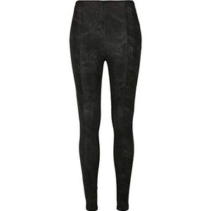 Urban Classics Dames Dames Washed Faux Leather Pants Broek