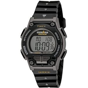 Timex Ironman® Heren Originele Shock 42mm Digitale Zwarte Hars Band Horloge T5K195