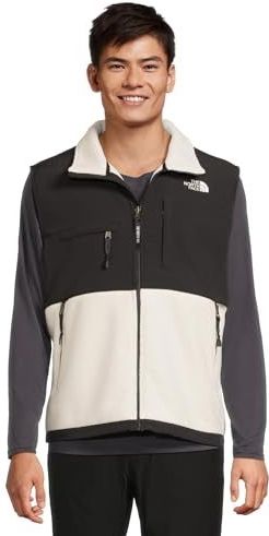 The North Face Retro Denali Vest voor heren White Dune/Tnf Black S