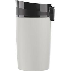 SIGG Miracle White Touch Thermosbeker (0,27 l), vrij van schadelijke stoffen en geïsoleerde koffiemok, lekvrije coffee-to-go beker van roestvrij staal