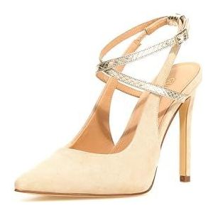 Guess Amazie Damessandalen, Platina, 37 EU