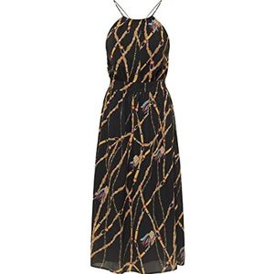 faina Elegante midi-jurk voor dames 19223109-FA01, wit, L, Elegante midi-jurk, L