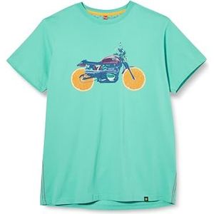 Joe Browns Heren Citrus Fruit Motorbike Graphic Crew Neck T-shirt met korte mouwen, blauw, XXL, Blauw, XXL