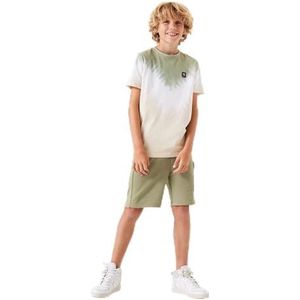 Garcia Kids Jongens T-shirt met korte mouwen, Garden Green, 128 cm
