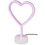 Reality lampen Heart tafellamp, kunststof, 1,8 W, wit