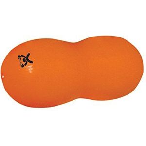 CanDo Gymnastiekrol/Motoriekbal/Fitness bal in pindavorm - Peanut Ball - oranje, 50 cm x 100 cm