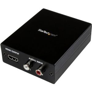 StarTech.com Composiet/VGA en Audio naar HDMI-converter, YPbPr naar HDMI, 1920x1200 1080p, 1x VGA (bus) 3x RCA (stekker) 1x HDMI