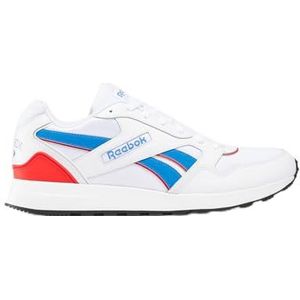 Reebok Unisex GL1000 Sneaker, FTWWHT/KINBLU/VECRED, 2.5 UK, Ftwwht Kinblu Vecred, 35 EU