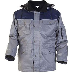 Hydrowear 041080 Peest Beaver Parka, 50% Polyester/50% Katoen, X-Large Mate, Navy/Grijs