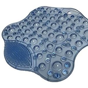 Bayliss Mobility DOUCHEMAT MET VOETREINIGER - Badmat met voetborstel - Plastic douchemat.