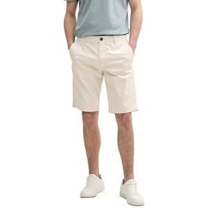 Tom Tailor - Herenbermuda - Effen - Katoenmix - Vochtafvoerend, Ademend