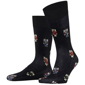 Burlington - December Days - Chaussettes - Bleu Marine - 1 Paar - M