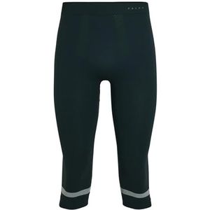 FALKE Heren Broek van onderlaag Warm 3/4 M Ti functioneel materiaal sneldrogend 1 stuk, Groen Holly 7385 Trend, S