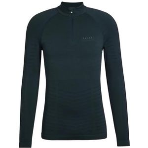 FALKE - Maximum Warm High Zip Neck - T-shirt - Groen - L