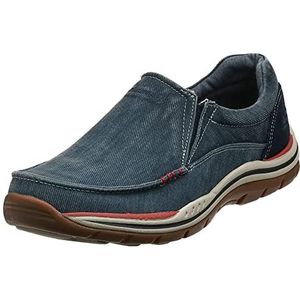 Skechers Verwacht Avillo Mocassin voor heren, marineblauw, 50 EU