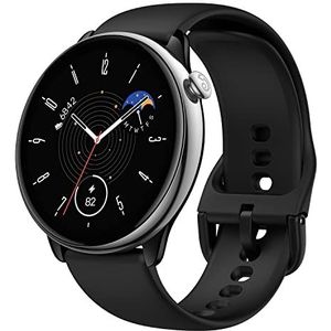 Amazfit GTR Mini-smartwatch, GPS, looptijd van 14 dagen, activiteitentracker met SpO2, 120 sportmodi, 80 + horlogegezichten, zwart