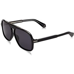 Police Unisex SPLE20 zonnebril, zwart, 60, zwart