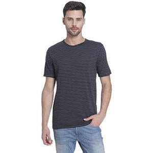 ONLY & SONS Heren Onsalbert Stripe Ss Slim Tee Noos T-Shirt, meerkleurig (Black Stripes:orion Blue), XXL