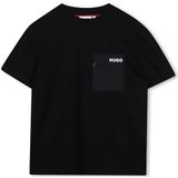 Hugo - G00441 - T-shirt - Zwart - 100% Katoen - Korte Mouwen