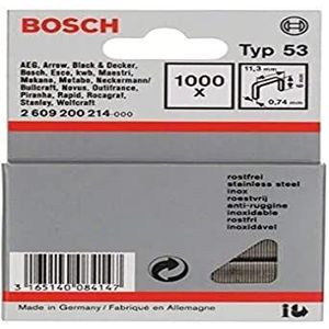 Bosch 2609200214 fijne nietjes Type 53 11,4 x 0,74 x 6 mm