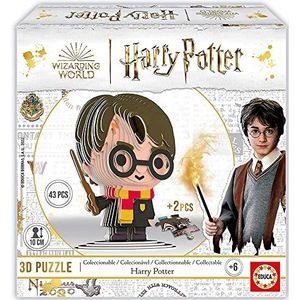 Educa - Harry Potter puzzel 3D puzzel 3D figuur Harry Potter verzamelstuk. 3D sculptuur puzzel vanaf 6 jaar (19499)