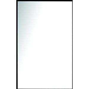 Lienzos Levante Decoratieve spiegel kleed/hoofdeinde, hout, zwart, 152 x 42 cm