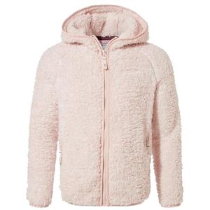 Craghoppers Meisjes Kaito Hooded Jacket Fleece, Roze schemering mergel, 13 jaar