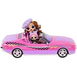 L.O.L. Surprise City Cruiser - Roze en paarse sportauto met fantastische functies en exclusieve pop BEEPS - Geweldig voor kinderen vanaf 4 jaar