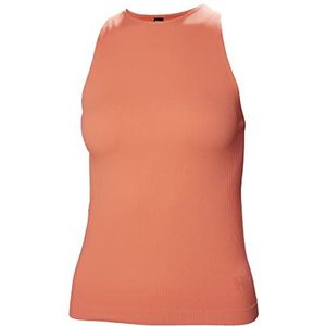 Helly Hansen W Allure Seamless Singlet Peach Echo Womens M