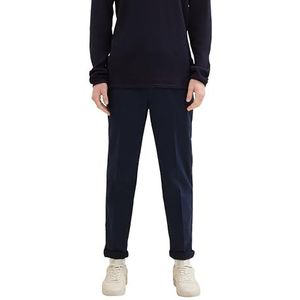 TOM TAILOR - 10668 - Taps Toelopende Broek - Sky Captain Blue - Heren