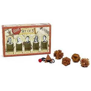 Professor PUZZLE GM1528 Great Minds Set of 5 Sequential Puzzles