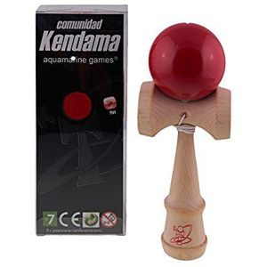 Aquamarine Games CP019 Kendama Gemeenschap, rood, 18,5 x 7,5 x 5,7 cm