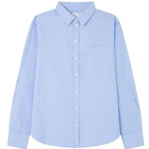 SPRINGFIELD Dameshemd, Horizontaal blauw, S