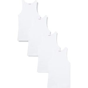 Eminence Promo Classiques Onderhemd voor heren, verpakking van 4 stuks, wit (lanc/blanc/blanc/blanc 0001)., 3XL