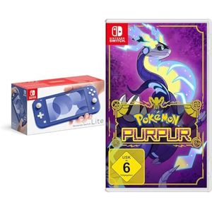 Nintendo Switch Lite Console - Blauw & NIN Pokémon Purpur 06