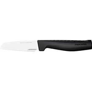 Fiskars Schilmes, keukenmes, elegant design, recht lemmet, lengte: 20,8 cm, roestvrij staal/kunststof, Hard Edge, 1051777