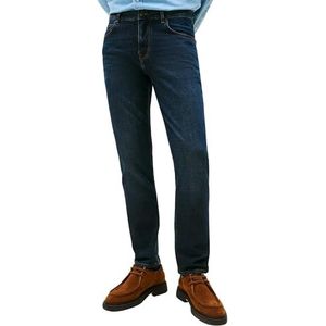 Tommy Hilfiger Heren Straight Denton STR Blacker Blue MW0MW40354 Straight, Denim, 28W/30L, Denim (zwarter blauw), 28W / 30L