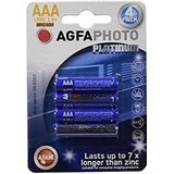AgfaPhoto Micro AAA batterijen LR03, 4 stuks