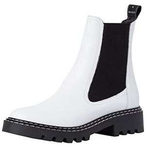 Tamaris Elegante enkellaarsjes voor dames 1-25455-25, zwart, wit, 39 EU