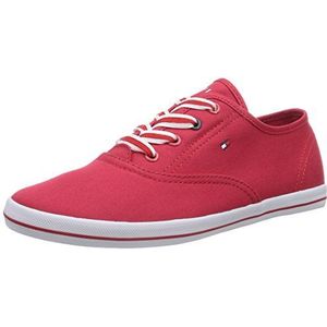 Tommy Hilfiger Victoria 1D Low-Top Sneakers voor dames, Red Rot Hibiscus 255, 38 EU