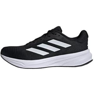 adidas Heren Response Runner Shoes, Core Black/Cloud White/Core Black, 52 2/3 EU