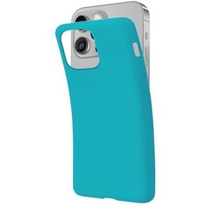 SBS Pantone 7711 C hoesje voor iPhone 13 Pro, blauw, zirkonia, zacht, flexibel, krasbestendig, dun, comfortabel in de tas, compatibel met draadloos opladen
