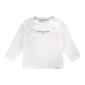 Noppies Unisex Baby U Tee Ls Hester Tekst T-Shirt, wit, 68 cm