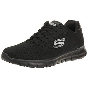 Skechers Synergy- Fine-Tune, sportschoenen voor heren, Zwart Bbk, 44 EU