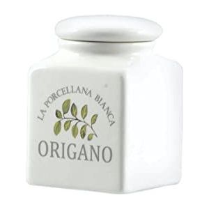 Porcellana Conserva Porselein Overdekte Oregano Container 6 Oz in Geschenkdoos, Nylon/A