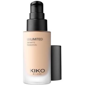 KIKO Milano Unlimited 24H Matte Foundation 1.5 WG, Langhoudende Matte Vloeibare Foundation Die Tot 24 Uur Lang Blijft Zitten