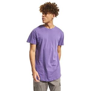 Urban Classics Heren Shaped Long Tee T-shirt, Ultraviolet, 5XL