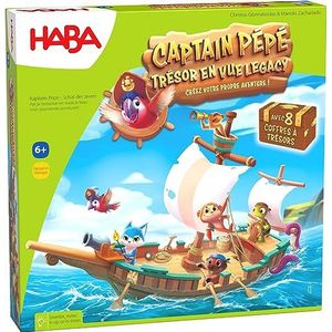 HABA - Capt'ain Pépé - Bordspellen - Avontuur en schat - 7 jaar en ouder