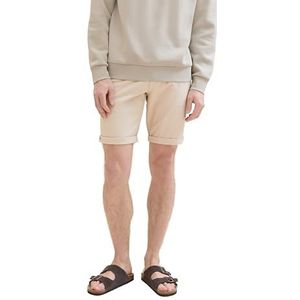 TOM TAILOR Bermuda voor heren, 34679 - Beige White Bean Dobby, 30