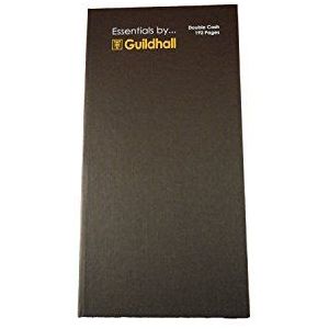 Exacompta - Ref GES6224Z - Guildhall - Essentials Double Cash Account Book, 30 x 15cm, 192 pagina's van 80gsm voorgedrukt papier - Ontvangsten, uitgaven, samenvattingen